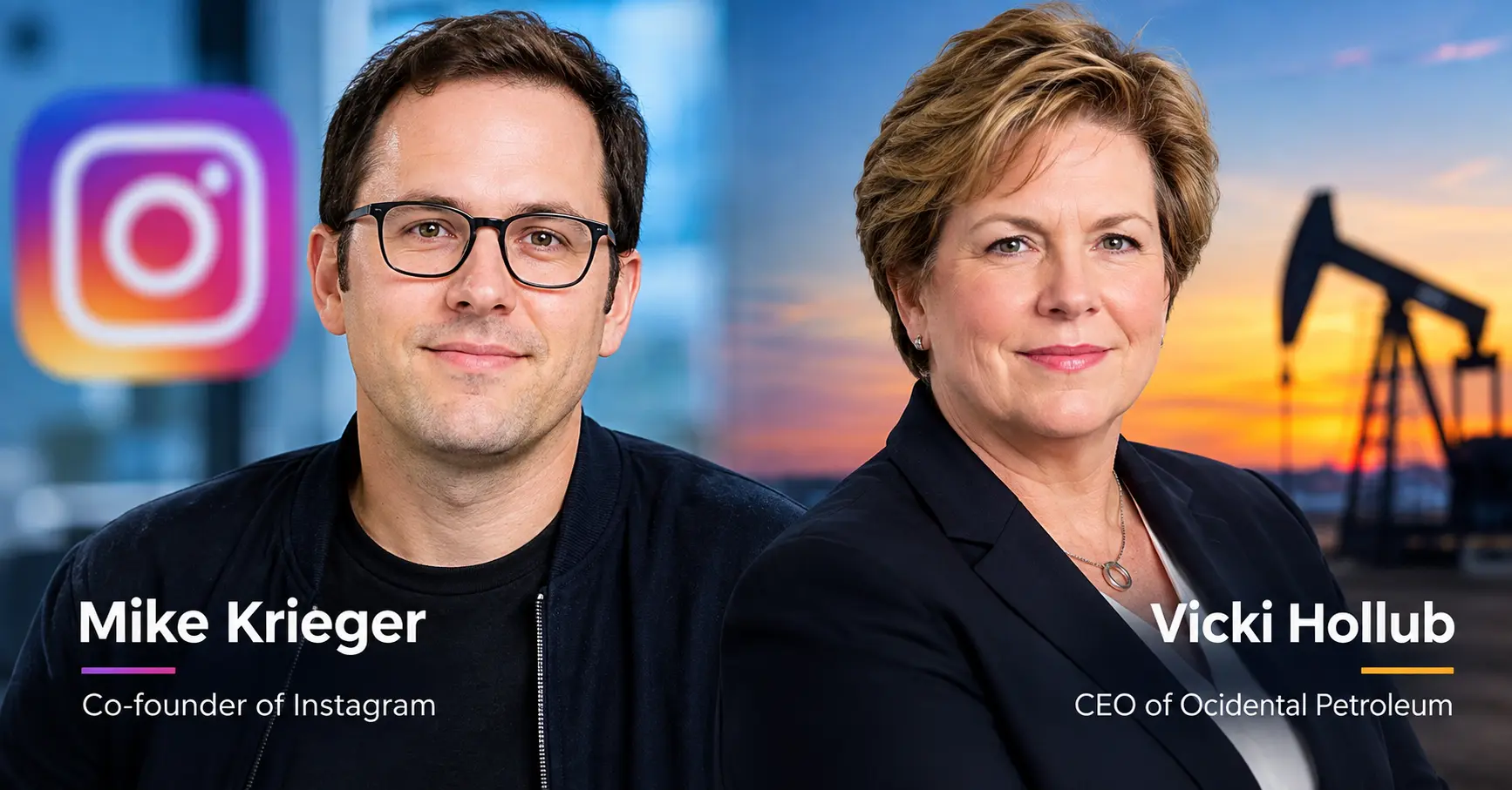 Mike Krieger and Vicki Hollub: Careers, Connection & 2026 Update